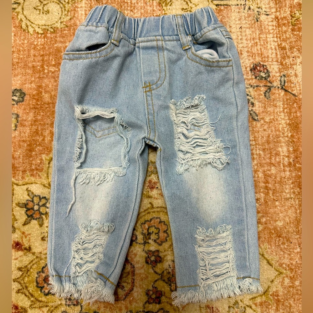 Light colored Jeans with waistband